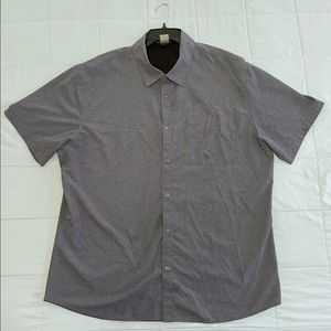 Quicksilver Waterman Collection Men’s Size XXL Button Down T-Shirt - Dark Navy